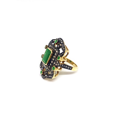 Renaissance Emerald Ring Image
